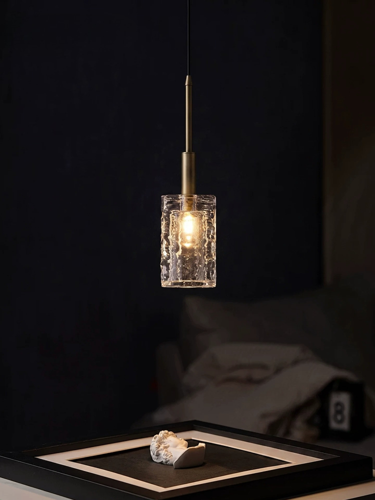 Lava Lamp Desktop - โคมไฟแขวนคริสตัลทันสมัยสีทอง โคมไฟห้อยขนาดเล็กสำหรับข้างเตียง ไฟตกแต่ง LED สำหรับห้องนั่งเล่น โต๊ะอาหาร