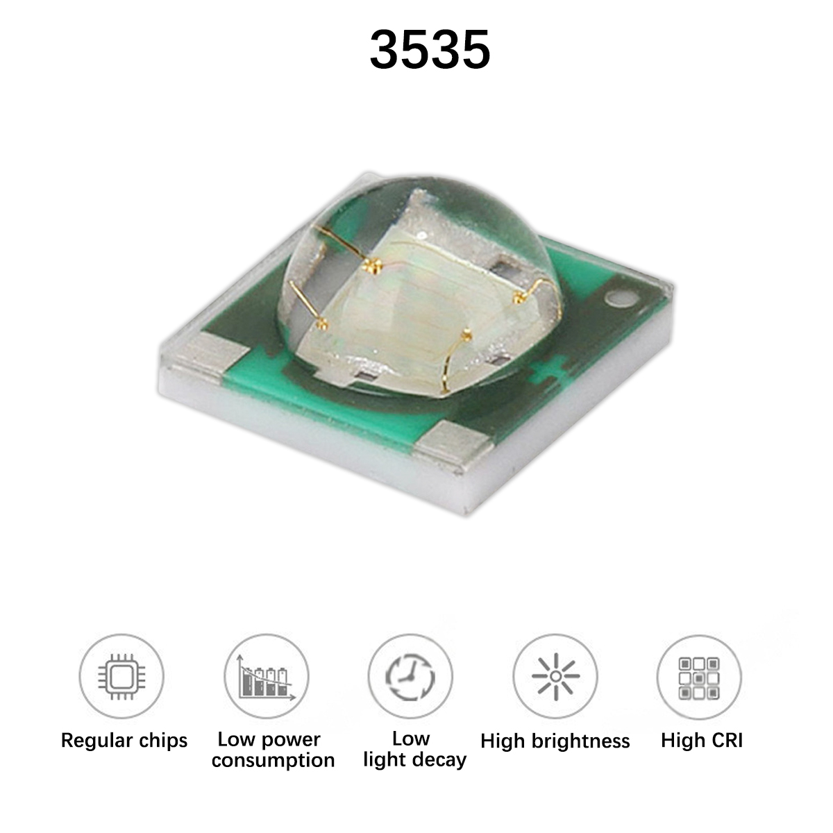 ชิป LED เซรามิกกําลังสูงหลากสี - Decor Lighting Solution บทวิจารณ์และราคา