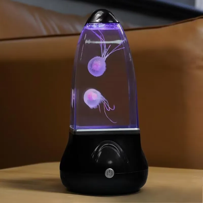 โคมไฟแมงกะพรุน LED เปลี่ยนสีได - Lava Lamp Desktop บทวิจารณ์และราคา
