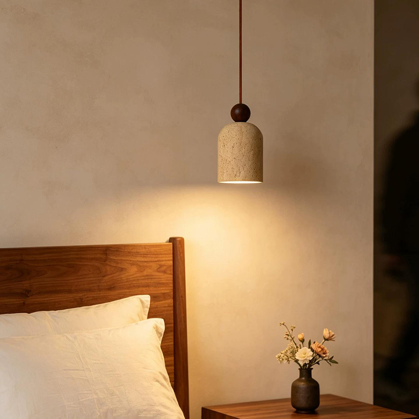 โคมไฟแขวนข้างเตียงหินสีเหลืองธ - Decor Lighting Cy บทวิจารณ์และราคา