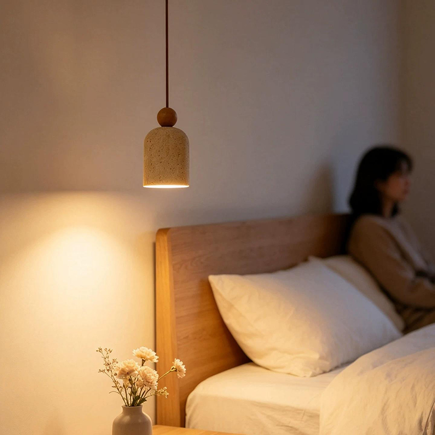 โคมไฟแขวนข้างเตียงหินสีเหลืองธ - Decor Lighting Cy บทวิจารณ์และราคา