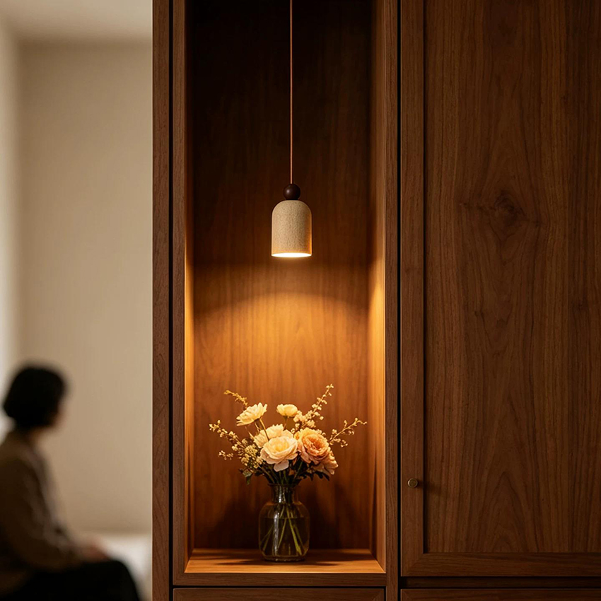 โคมไฟแขวนข้างเตียงหินสีเหลืองธ - Decor Lighting Cy บทวิจารณ์และราคา